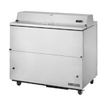 True TMC-49-S-SS-HC - Mobile Milk Cooler, (12) crate, stainless steel flip-up lid, stainless exterior